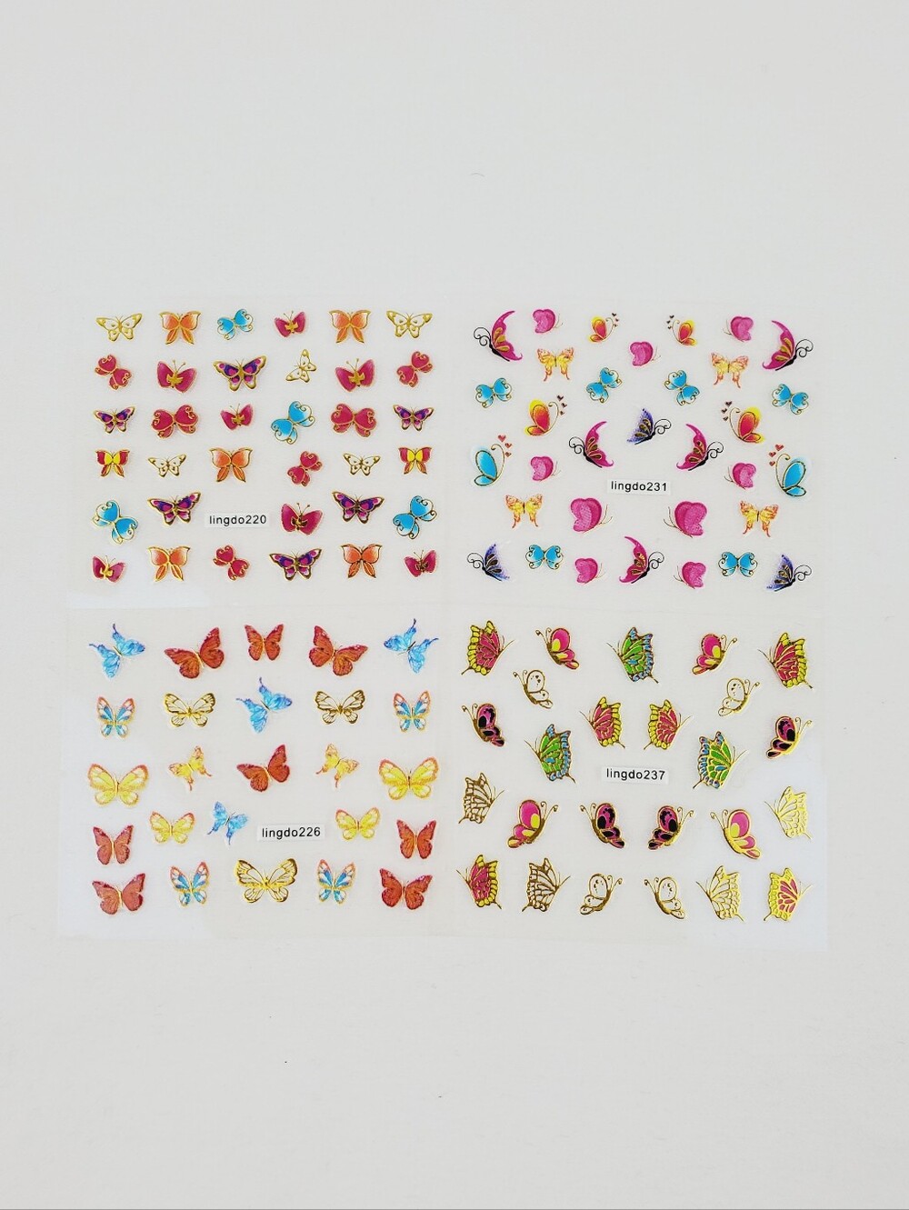 4 FOR $15  💕 Trendy Nail Art Transfer Stickers Decals